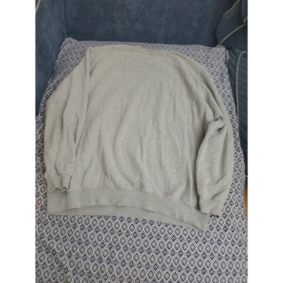 Carhartt Sweater Mens XXL Gray Spellout Big Logo Original Fit Thick Pullover - Picture 15 of 16